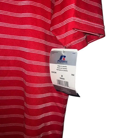 NWT Russell Team Issued Western Kentucky Hilltoppers Red Polo Size Medium - Picture 4 of 5